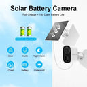 Smart Solar Security Camera for Home Use