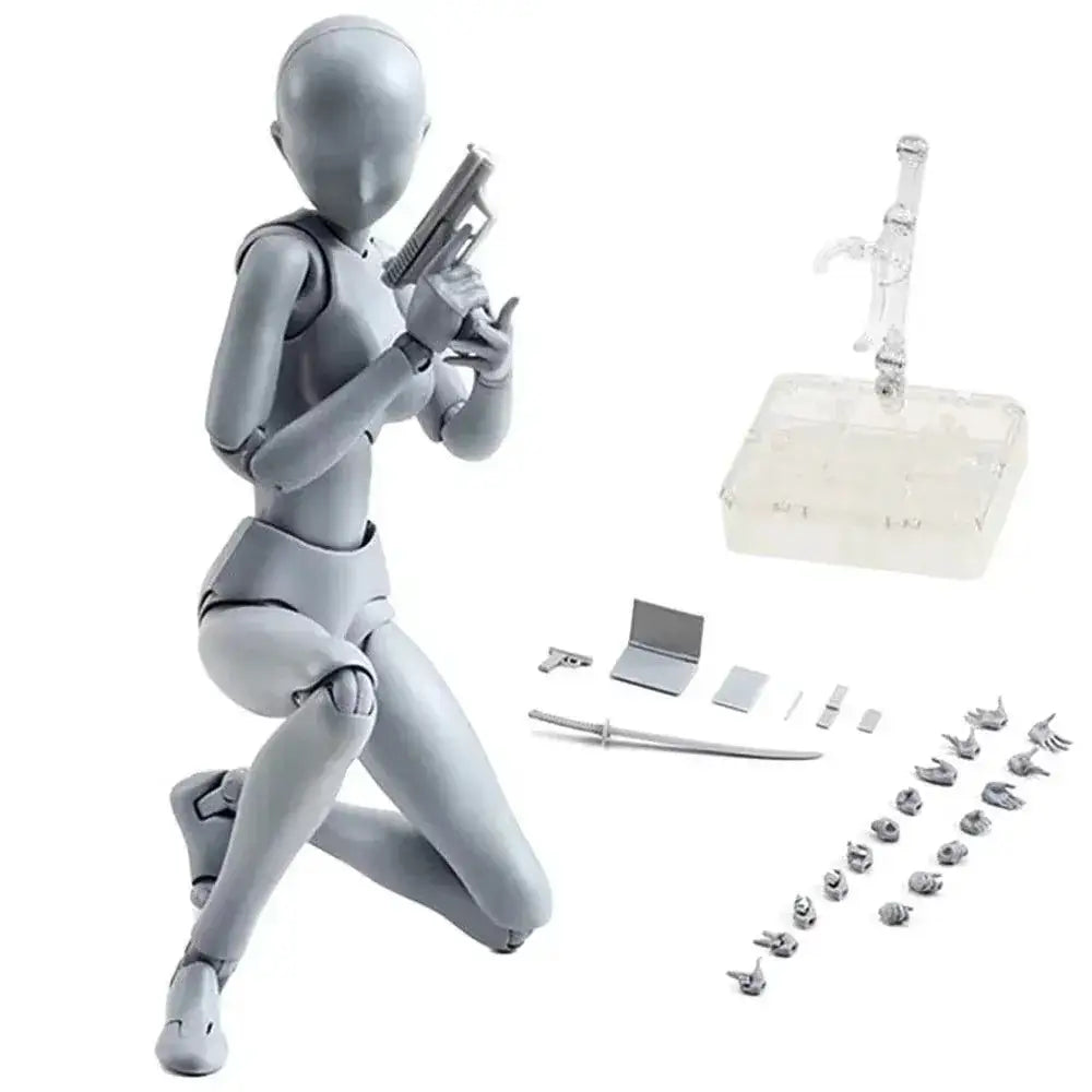 Sketch Draw Figurines Male Female Movable Body Kun Body Chan Joint Pain Anime Figure Shf Action Figure Toy Model Draw Mannequin