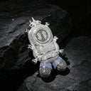 Iced Out Space Astronaut Cartoon