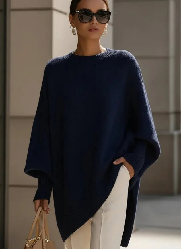 Thick Drop Shoulder Crewneck Sweater