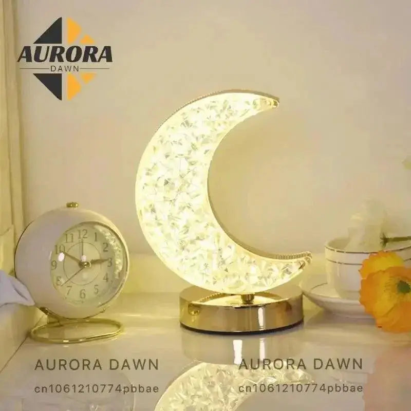 Moon Lamp 3D LED Night Light USB Rechargeable Decor