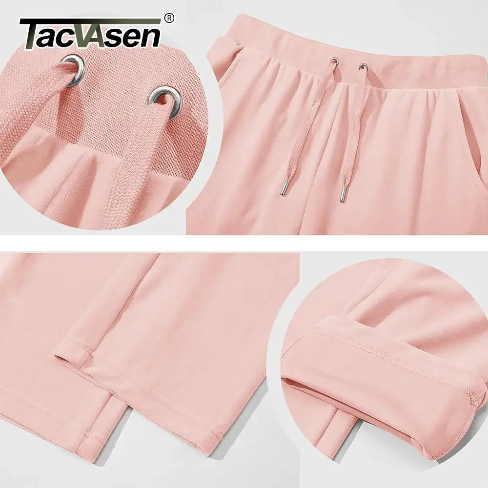 TACVASEN Winter Velvet Pants Womens Drawstring Elastic Waist Fleece Pants Workout Lounge Yoga Velour Pants Sweatpants Jogger