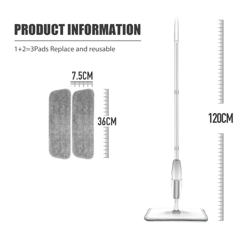 Magic Flat Mop Broom Set For Ultimate Home Floor Cleaning