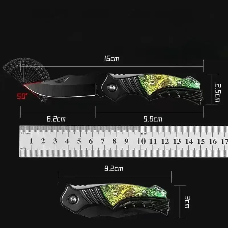 2025 new high quality Portable Outdoor Folding Pocket Knife - Sharp Survival Knife for Camping, Hiking