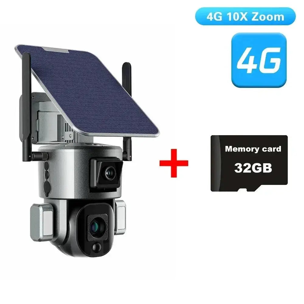 Solar Wireless Camera With Advanced Human Detection System