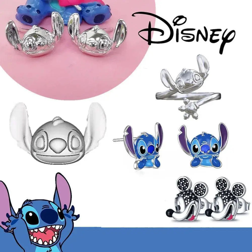 Disney Lilo Stitch Silver Charms Jewelry Express Your Style