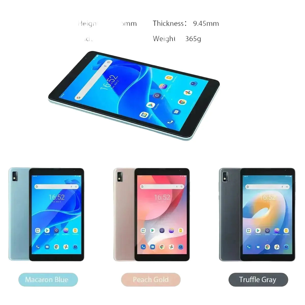 Budget Tablet for School LTE — Truffle Gray