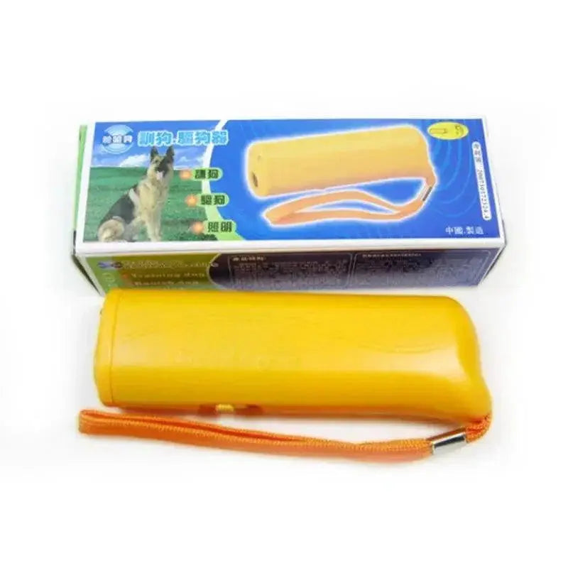 Three In One Ultrasonic Dog Repeller Trainer Led Flashlight