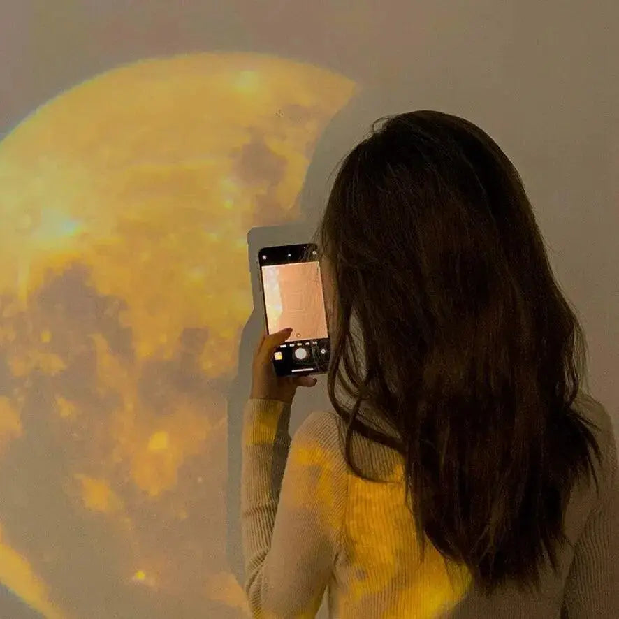 LED Moon Projector Night Light For Bedroom And Party Decor