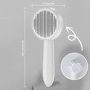 Pet Grooming Combo Self-Cleaning Slicker Dog Brush Tool