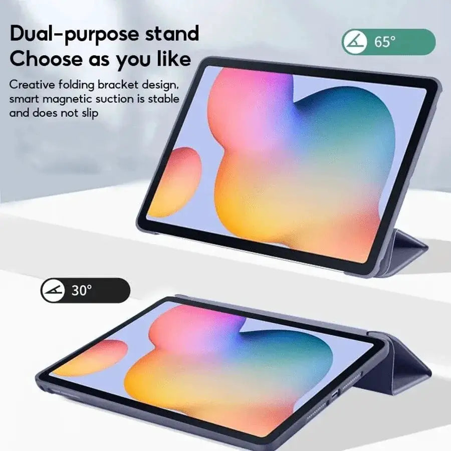 For Samsung Galaxy Case Tab S10 S6 lite 10.4 Tab A11 A9 plus S8 S9 fe 10.9 S11 11 A8 A7 8.7 FE 12.4 Smart Auto Sleep Wake Cover
