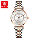 OLEVS Women Mesh Link Stainless Watch