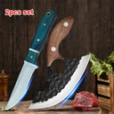 Versatile Stainless Steel Boning Knife With Wood Handle