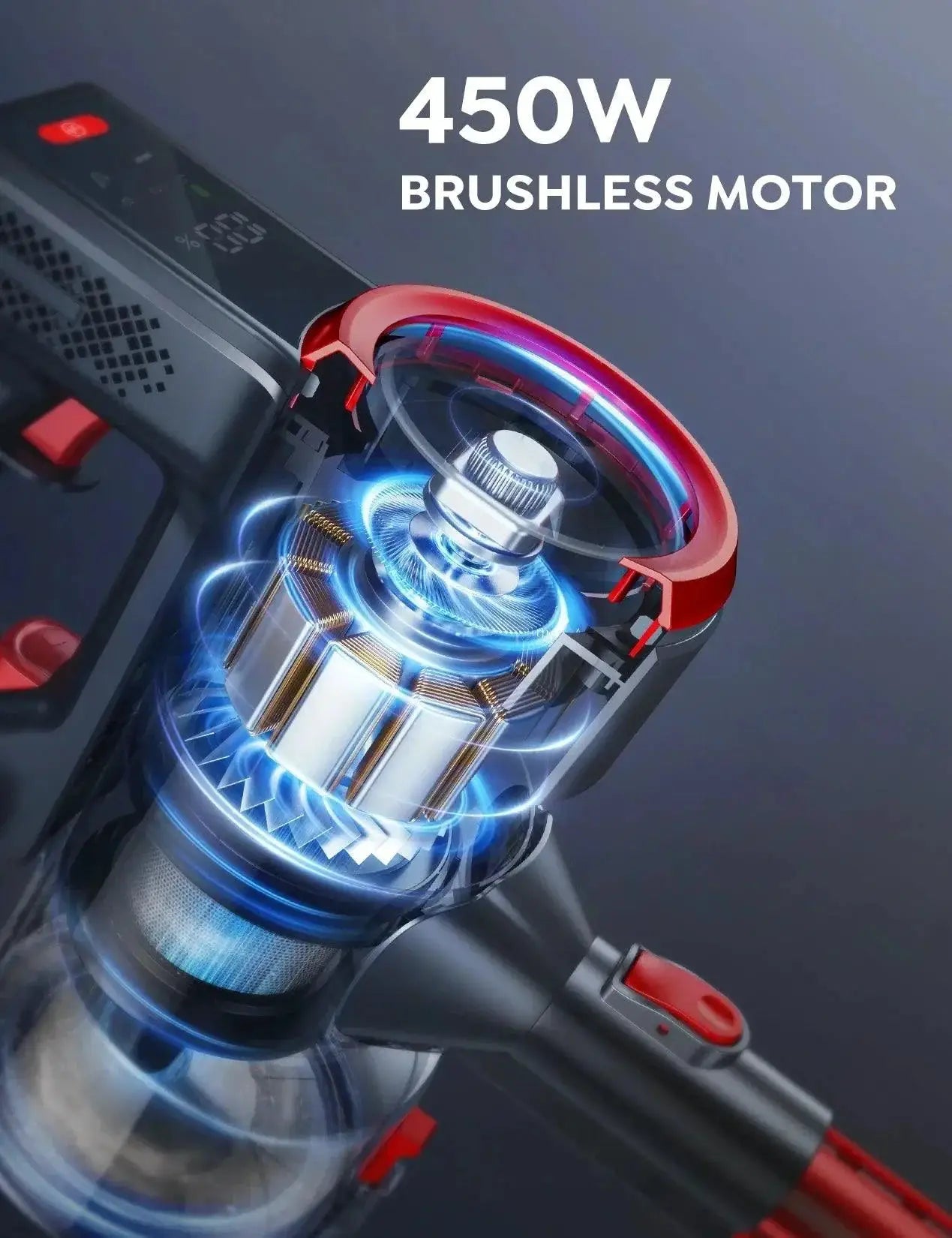 Wireless Vacuum Cleaner For Pet Hair Suction Tool Cordless