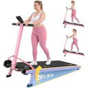 Portable Manual Treadmill With Handle Bar For Home Use 500 Lb