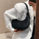 Armpit Bags: Cute Half Crescent Leather Bag