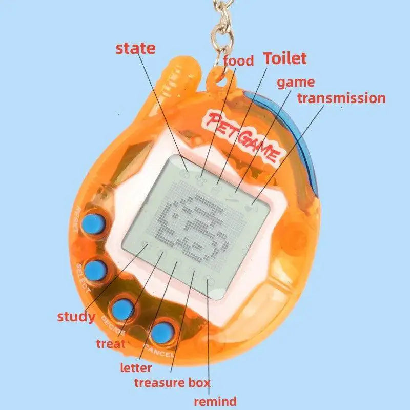 Transparent Tamagotchi Virtual Cyber Pet Toy for Nostalgia