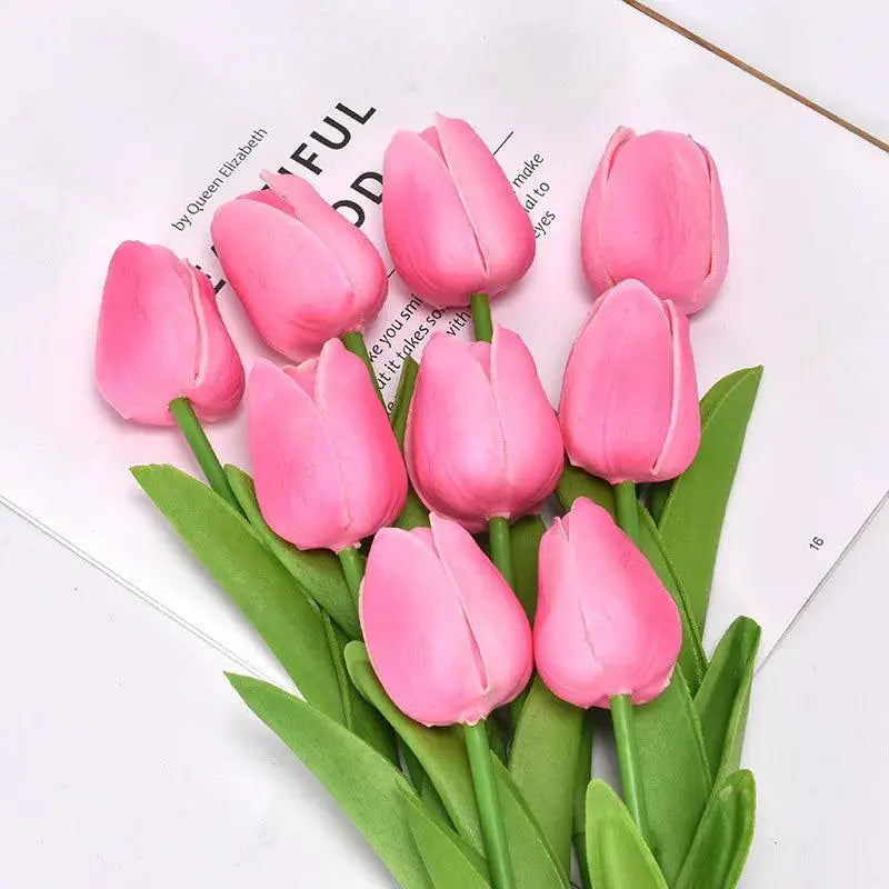 Artificial Tulip Bouquet Lifelike Flowers For Home Décor