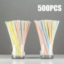 Colorful & Black Reusable Party Straws Eco-Friendly Essential