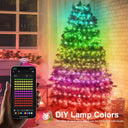 Smart RGBIC LED Strip Lights Bluetooth USB 20m Waterproof Colorful Scenes