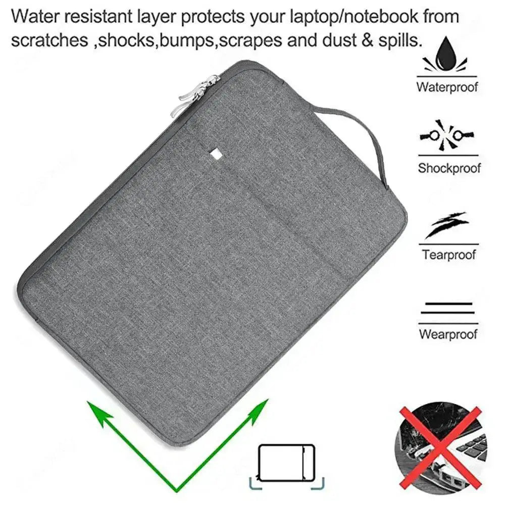 HP Laptop Sleeve Case Water Repellent Cover With Pocket