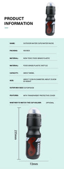 Cycling Water Bottle: Plastic Kettle with Cover