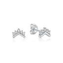 Sterling Silver Earrings Infinity Love