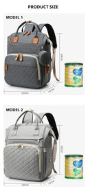 USB Mummy Bag Diaper Bag Backpack Waterproof Large Capacity