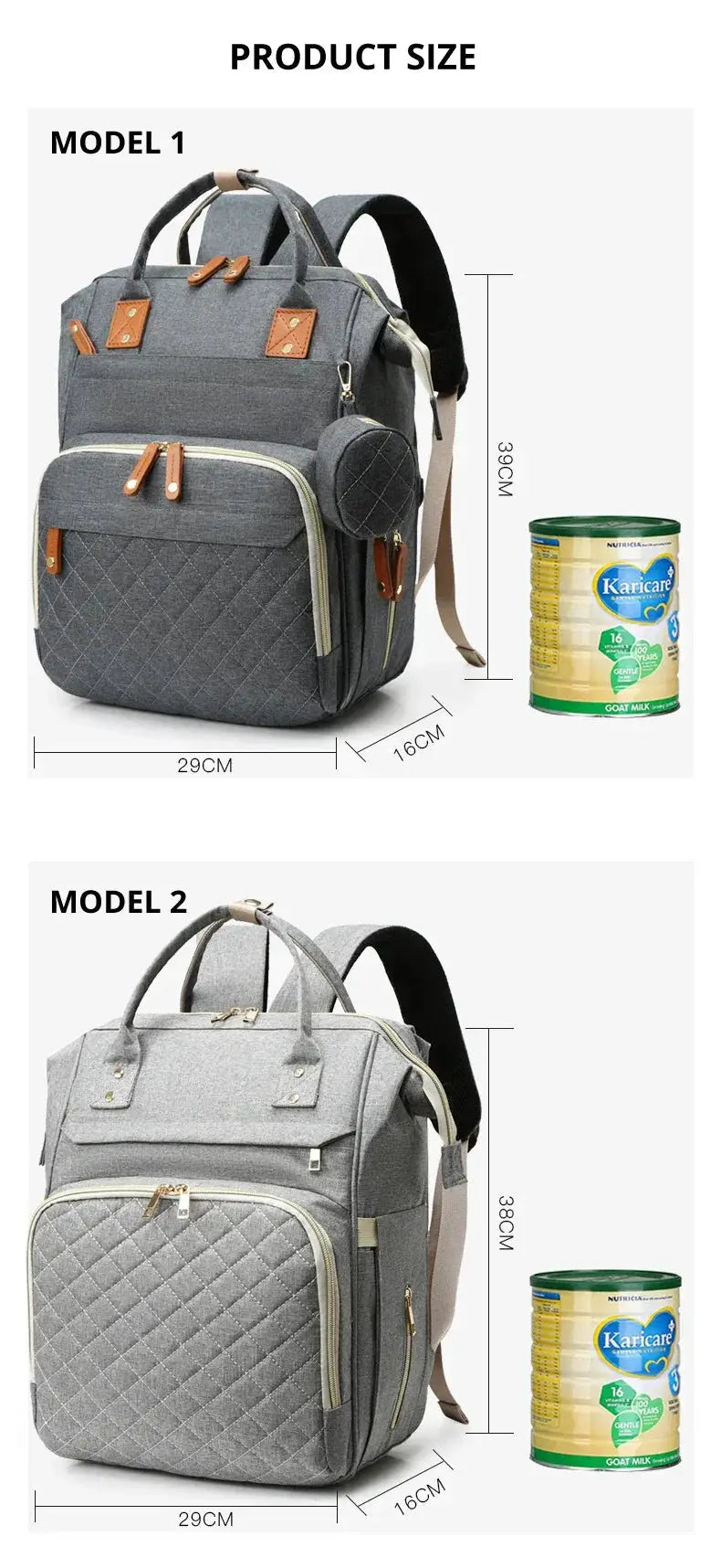 Waterproof Diaper Backpack for Parents — product view 8