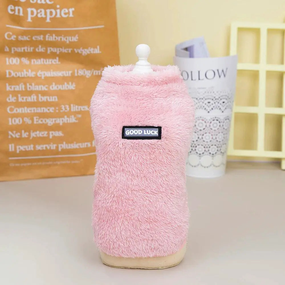 Cozy Fleece Winter Pet Vest Small Dogs Cats Warmth