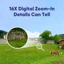 SANNCE 4MP Outdoor PTZ Dome Camera AI