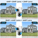 Clear 4K Outdoor PTZ Camera for Homes