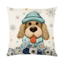 Cozy Linen Pillow Cover for Winter Decor
