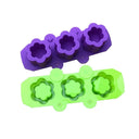 3 Cavity Plum Blossom Succulent Flowerpot Mold Ice Tray