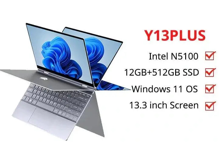 BMAX Y13PLUS 360 Degree Laptop Ultimate Windows Notebook