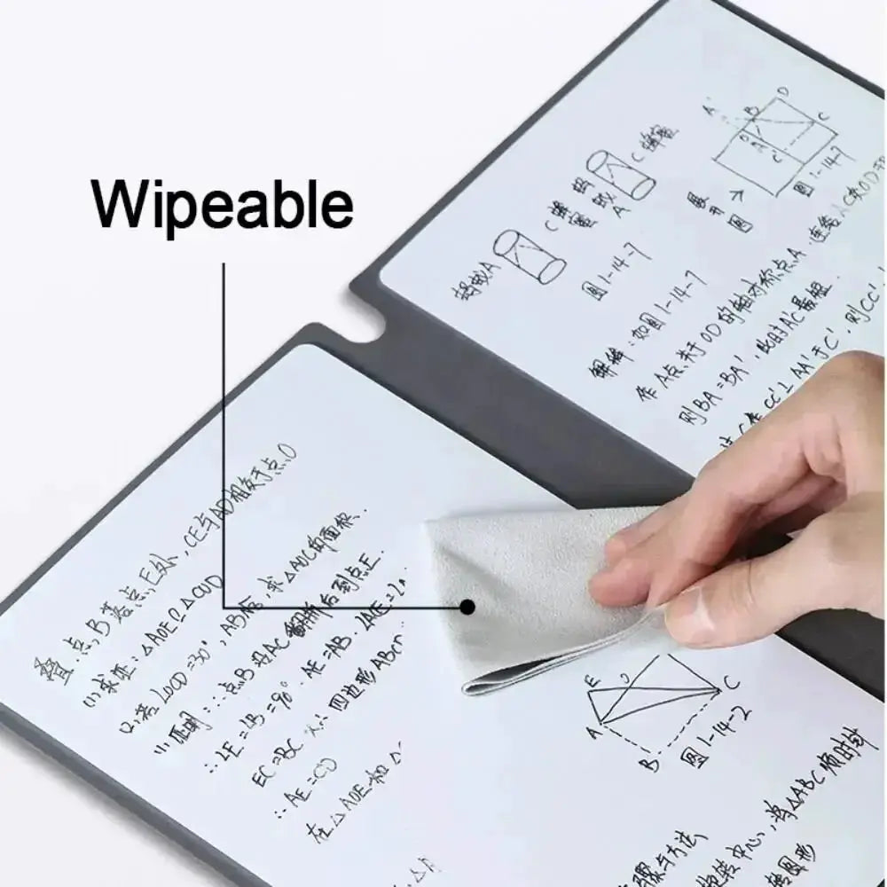 Reusable Whiteboard Notebook Set With Whiteboard Pen - OurLum.com