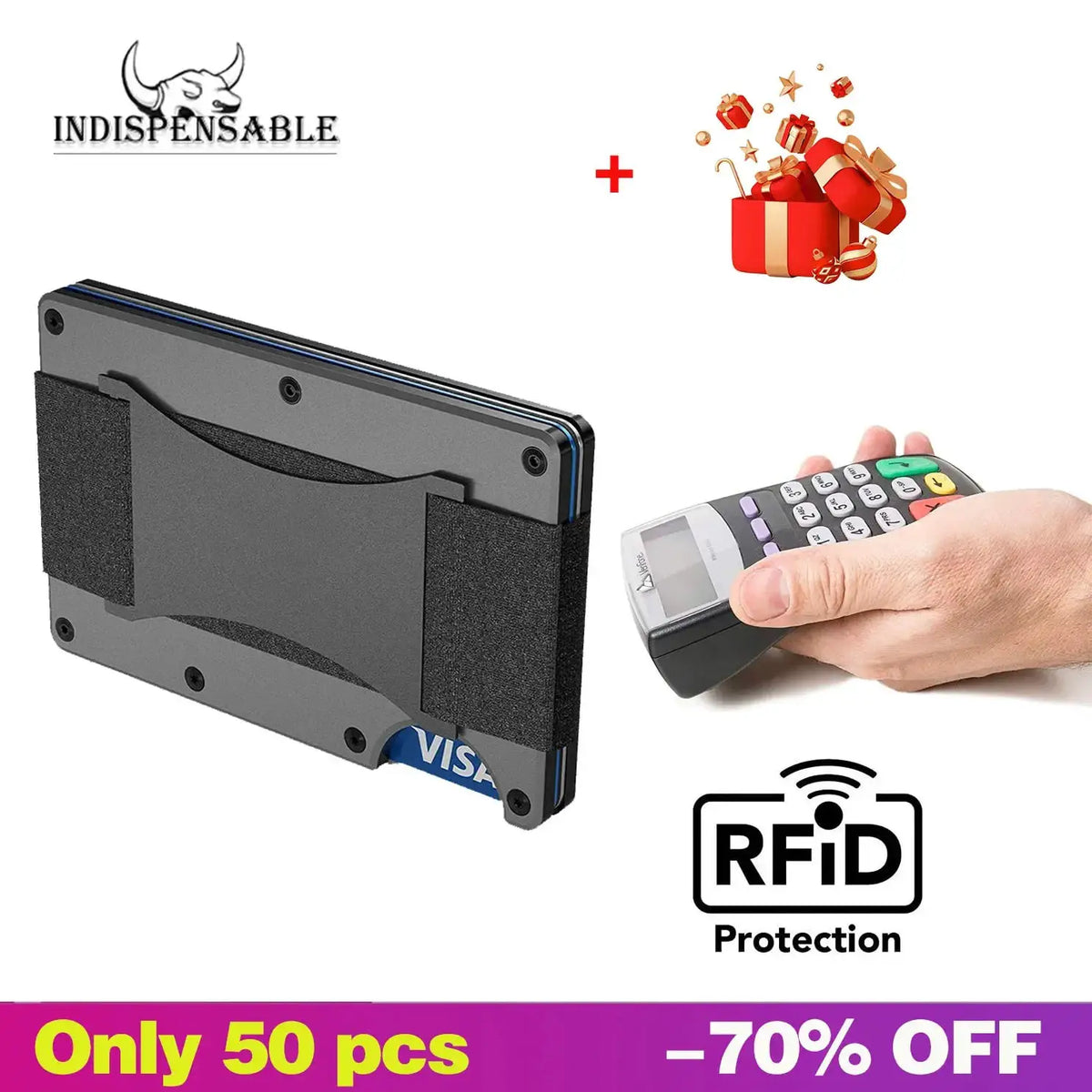 Card Wallet for Men with RFID Blocking — product view 9