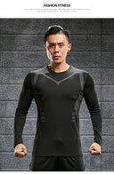 Quick Drying Tight Fitting Suit For Men's Sports Top