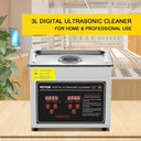 SucceBuy Ultrasonic Cleaner Stainless Steel Portable Cleaning Washing