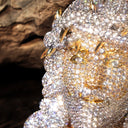 Iced Out Jesus Head Pendant