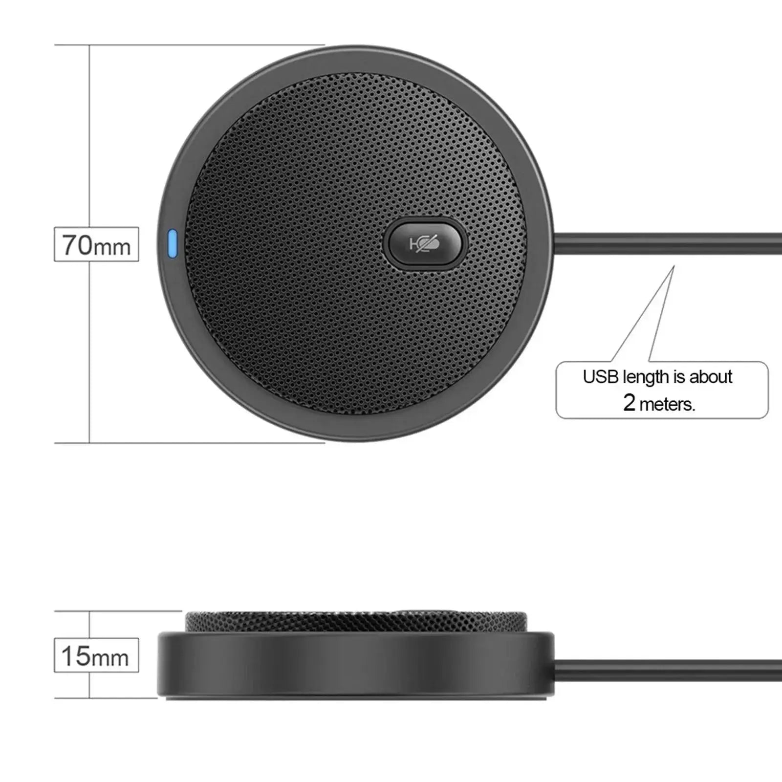 UM02 USB Omni Directional Microphone For Meetings And Gaming