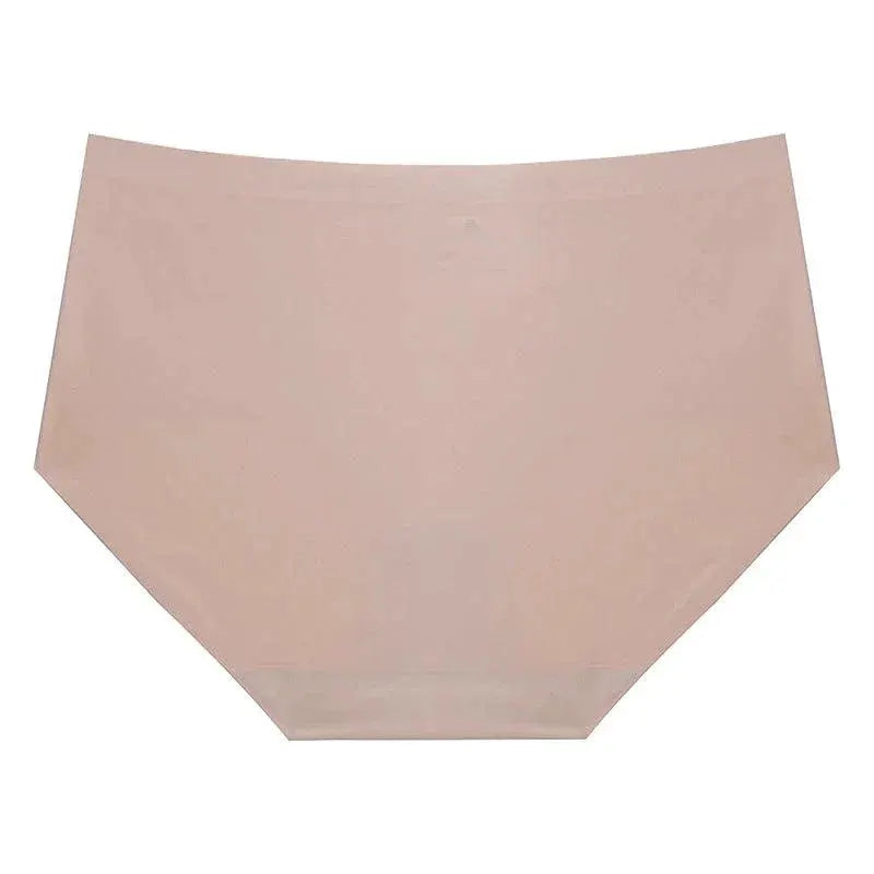 Silk Satin Seamless Plus Size Panties Set Underwear