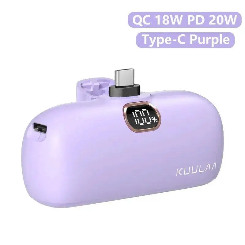 Fast Charge Power Bank for iPhone Users — Type-C Christmas