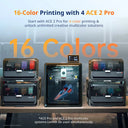 Kobra S1 ACE 2 Pro Combo Anycubic Multi-Color 3D Printer Max Speed 600mm/s High Precision 3D Printer Print Size 250*250*250mm