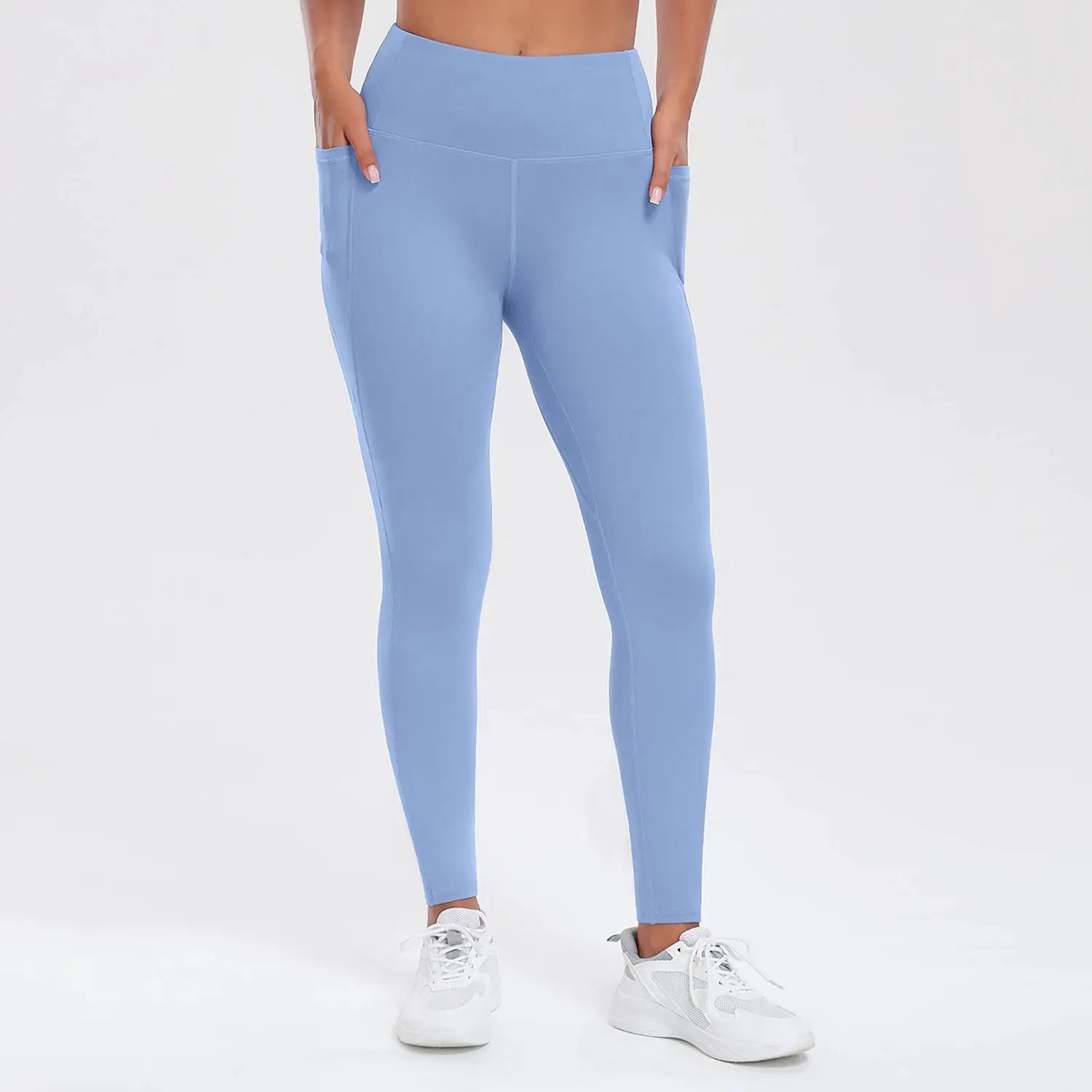 Women Yoga Pants with Pockets Butt Lifting Tummy Control Sports Leggings High Waist Fitness Tights Gym Clothing Sportswer