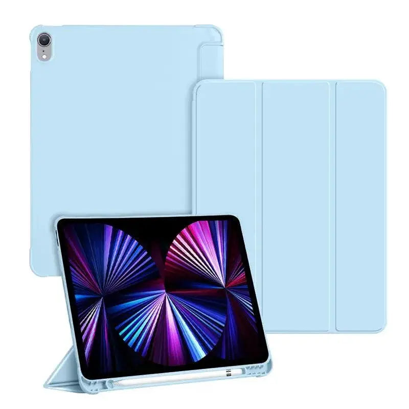 iPad Case With Pencil Holder Stylish Smart Cover Protection