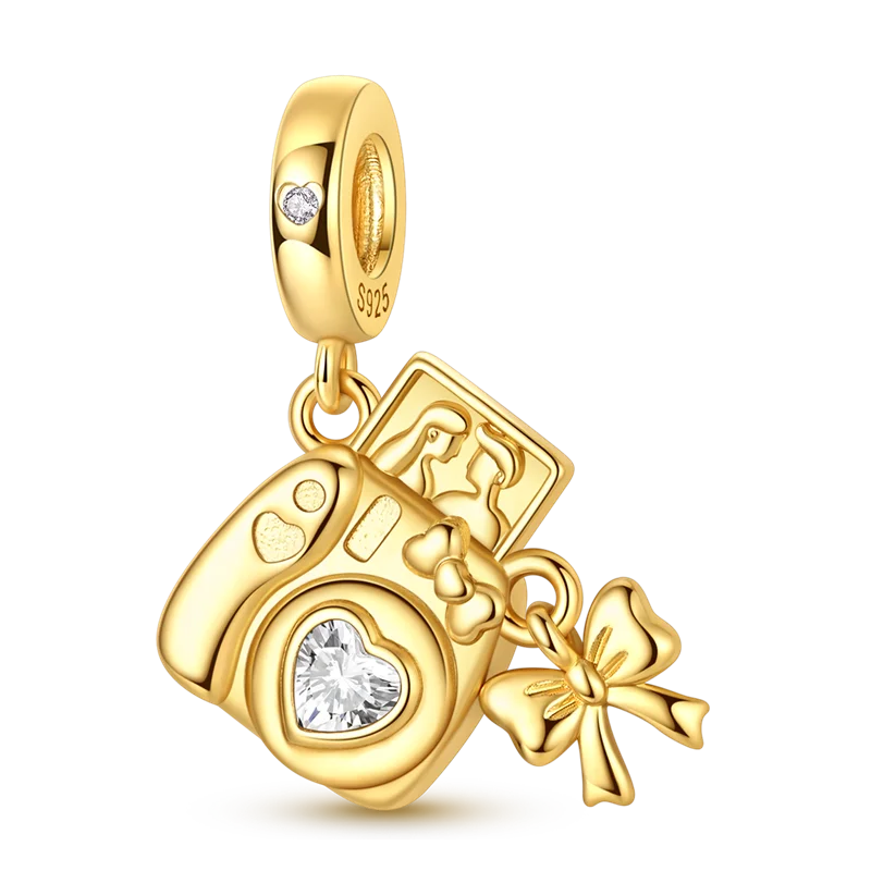 Pink Dance Shoes Charm Bead