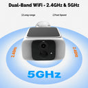 Smart Solar Security Camera for Outdoor Monitoring