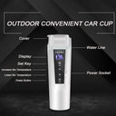 Smart Touch Car Thermos With Digital Display Travel Essential 12V 24V 220V