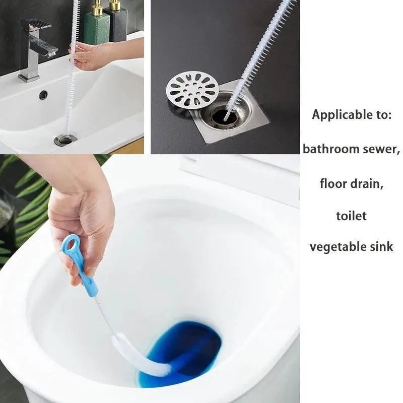 Drain Cleaner Kit Powerful Clog Removal Tool For Home